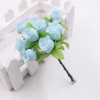 12pcs Bouquet De Flores Artificiales Rosa De Seda De 2cm Para Decoración De Boda DIY Scrapbook Wreath Caja De Regalo Y Artesanía - details 18