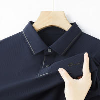 Camisa POLO De Verano Para Hombre Con Estampado De Letras Corta Resistente Al Arrugas Transpirable Ropa Casual SPANDEX Polyester - details 7