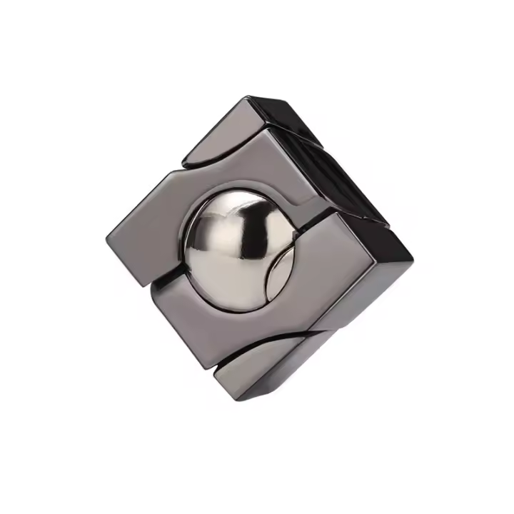 Juguete De Inteligencia Adulto 3D Metal Bola Mágica De Aleación Laberinto Desbloqueo Juego De Rompecabezas Alivio Del Estrés - 1