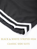 Shorts De Baloncesto Para Hombres Con Patrón Colorblock Y Rayas Secado Rápido Cintura Con Cordón Bolsillos Para Gimnasio Y Running - details 11