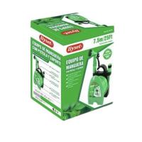 LIYSET-- Manguera de Jardín 10 m con Soporte - Manguera con Pistola de Pulverización con 7 Funciones de Riego - Color Verde - Ideal para Jardín, Terraza, Huerto, Balcón - details 3