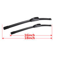 LimpiaFrente LimpiaFrente Anteojos De Parabrisas Para Suzuki Jimny 2019-2023 Plegables De Acero Y Goma ABS 16/18 Pulgadas Accesorios Exteriores Antisalpicaduras Silenciosos - details 0