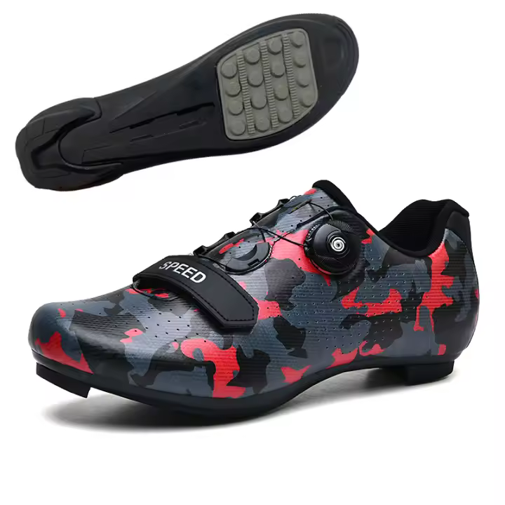 Zapatos De Ciclismo Para Hombres SPD Mountain Bike Zapatillas De Carreras De Carretera MTB Cross-country Resistente Al Agua Talla Verdadera - 1