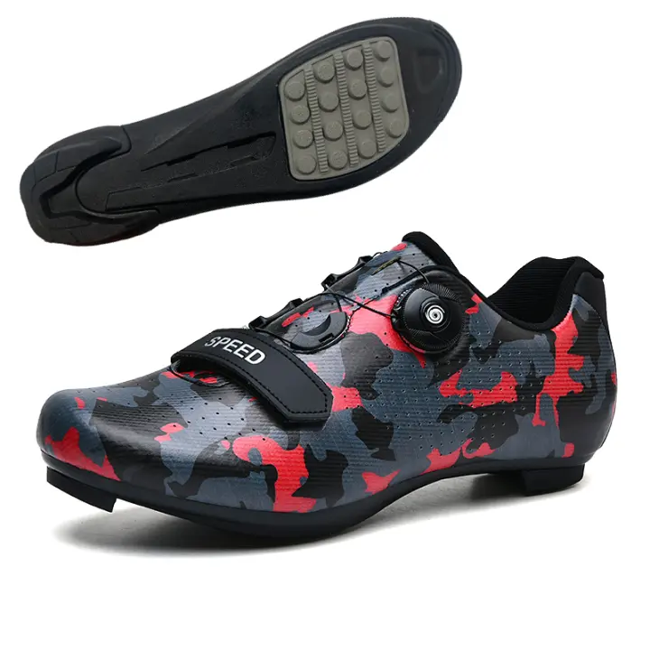 Zapatos De Ciclismo Para Hombres SPD Mountain Bike Zapatillas De Carreras De Carretera MTB Cross-country Resistente Al Agua Talla Verdadera - 1