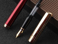 Hero 382PLUS Pluma De Tinta Clásica Y Vintage De Metal Para Estudiantes Suministros De Oficina Firma Artística - details 13
