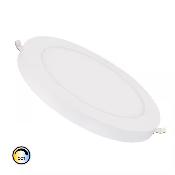 Ledkia Plafón LED 18W CCT Seleccionable Circular Slim Surface Corte Ajustable Ø75-210 mm Seleccionable (Cálido-Neutro-Frío) - 1
