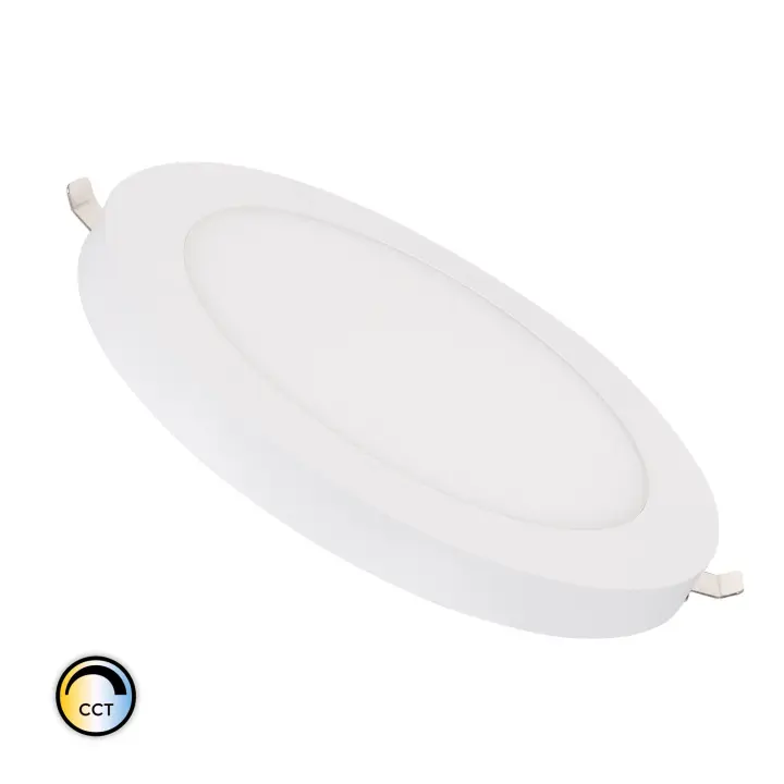 Ledkia Plafón LED 18W CCT Seleccionable Circular Slim Surface Corte Ajustable Ø75-210 mm Seleccionable (Cálido-Neutro-Frío) - 1