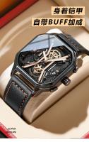 Reloj multifuncional para hombre nuevo, reloj de cuarzo superluminoso. - details 1