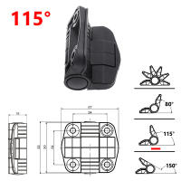 QD 4PCS Abrazadera De Torque Ajustable De Nylon Para Control De Posición De Puerta 80/115/150 Grados Impermeable Herramienta Marítima - details 1