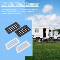 1par De Ventilación De Baño Y Oficina Para RV Accesorios De Barco Y Yate Louver Negro Grille De Salida De Ventilación Profesional - details 3