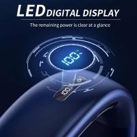 Ventilador de cuello portátil, ventilador sin aspas manos libres, enfriador de aire acondicionado personal, ventilador perezoso, ventilador de mano, enfriador de cuello, ventilador de cuello portátil recargable para deportes al aire libre, 3000 mAh - details 1