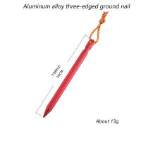 TARKA Palos De Tenda De Aleación De Aluminio 18cm/7in 10 Piezas Conjunto De Accesorios Para Camping Herramientas De Equipo De Canopy - details 1