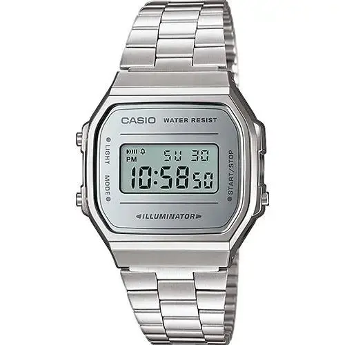 Reloj Casio Vintage A168WEM-7EF de Acero Inoxidable con Funcionalidades Múltiples - 1