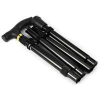Bastón Telescópico De Aleación De Aluminio Para Senderismo Y Trekking Plegable Con Punta De Goma Para Ancianos Bastón De Caminar - details 4