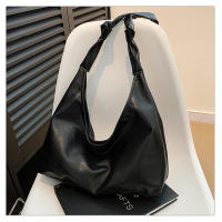 Bolso De Hombro Grande Y De Gran Capacidad Vintage 2025 Para Mujeres Bolso Cruzado De Moda Y Sencillo Con Una Corredera En Colores Negro Rojo Vino Plata Marrón Y Blanco - details 9
