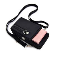 Bolso De Hombro Para Mujer Moda Diagonal Cruzada Con Cierre De Cremallera Bolsa De Pecho Deportiva Vertical Monedero Nylon - details 22