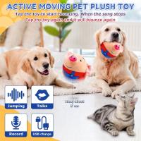 Juguetes de peluche para perros, juguetes para niños, juguetes de peluche activos para mascotas móviles, pelotas de juguete interactivas para perros, juguetes activos para perros con pelotas. - details 5