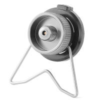 Adaptador De Butano Con Soporte Para Estufa De Camping Conversor De Gas Joint Valvula De Salida Adaptador De Botella De Aluminio Y Acero Inoxidable - details 7
