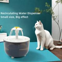 Fregadero Automático Para Gatos USB Eléctrico Silencioso 1.2L Con Filtro Dispensador De Agua Para Mascotas Material Plástico - details 4