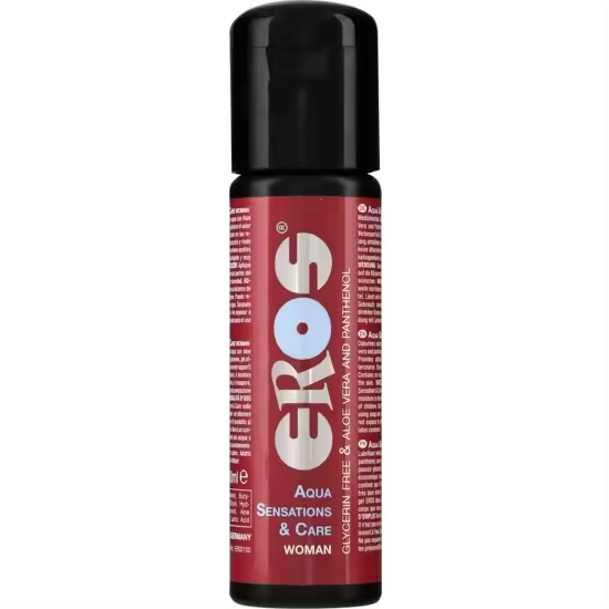Eros Lubricante Medicinal Base Agua para Mujer 100 Ml Con Aloe Vera y Pantenol - 1