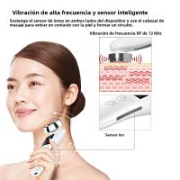 Masajeador Facial De 5 En 1 EMS Microcurrent Rejuvenecimiento De Piel Tensión Elevación LED Antiarrugas Dispositivo De Compresión Caliente Para Cuello Y Rostro - details 7