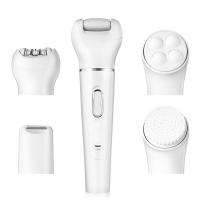 Nueva Máquina Exfoliante Facial Eléctrica 5 En 1 Para El Hogar Limpieza Y Epilación Facial Dispositivo De Masaje Para Mujeres Seca Con Batería IPX-6 - details 6