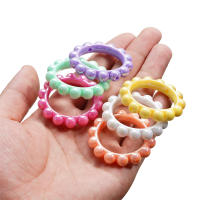 5pcs/Lote 42mm Acrílico Bolas De Espaciador En Forma Circular Marco Para Hacer Joyas Collar Pulsera Accesorios DIY - details 6