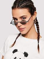 Gafas de Sol Ubiuo vintage pequeños y Redondos con Montura metálica FINA retro en colores pastel B2422 - details 2