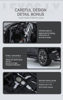 Coche De Lujo SUV LX600 Off-Road a Escala 1:24 Para Niños Y Niñas Con Sonido Y Luz Aleación De Zinc Coche De Accionamiento Por Retroceso Regalo Para Niños - details 16