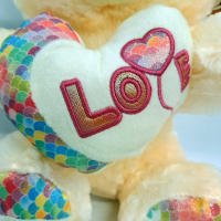 Peluche Osito Con Corazon TE AMO 30cm COLOR BEIGE,te amo te quiero,Día de San Valentín,cm,fespu - details 2