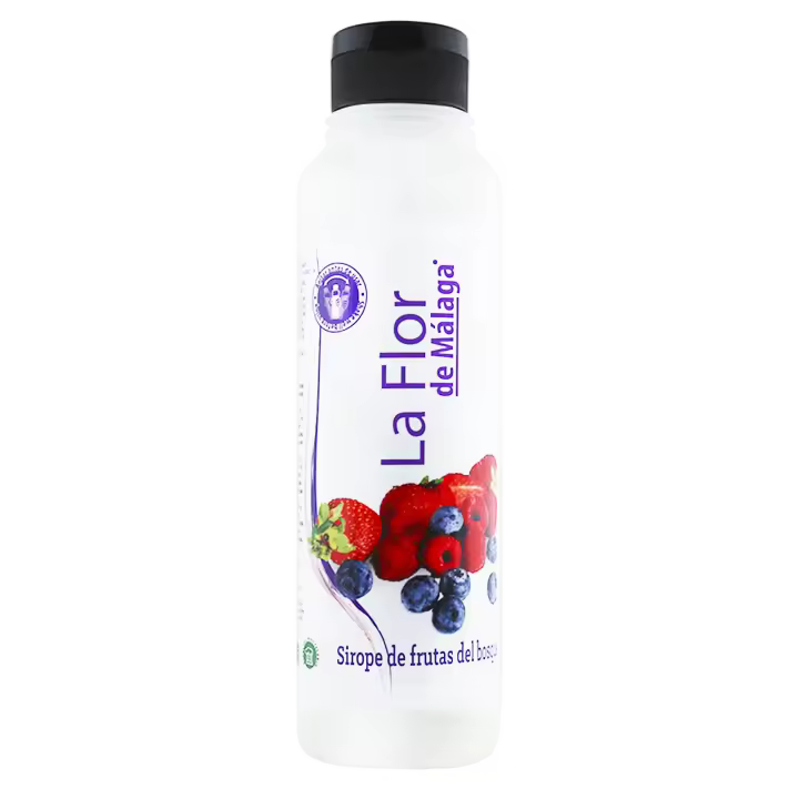 LA FLOR DE MALAGA, Siropes 1,2 Kg- Placer Irresistible, Sirope Frutas, Salsas, Sabores Frutales - 1