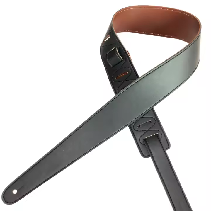 Correa De Guitarra De Cuero PU Combinado Cinturón De Hombro Transpirable Y Suave Para Bajo Eléctrico Y Acústico Partes De Repuesto Para Guitarra - 1