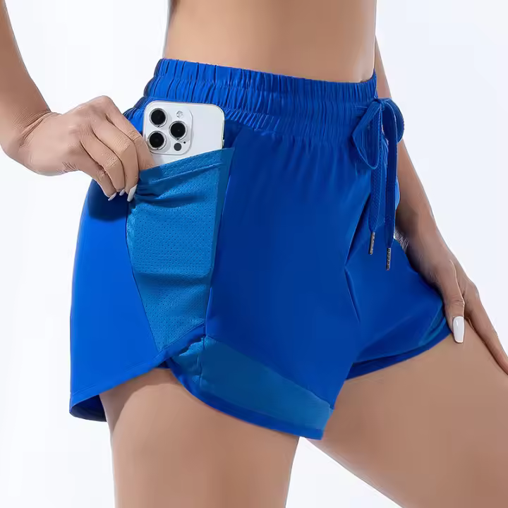 Shorts De Yoga Para Mujer Deporte Fitness Running Elasticos Secado Rápido Bottom Bodybuilding Malla Transpirable Pantalones Cortos Deportivos - 1