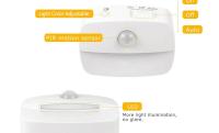 Lámpara Nocturna LED Con Sensor De Movimiento Para Niños Decoración De Dormitorio Pasillo Y Escaleras WC Lámpara Nocturna Para El Lado Del Cama EU US Plug - details 3