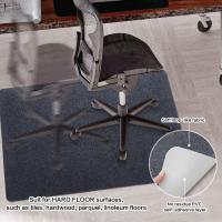 Alfombrilla para silla de oficina de 120 x 90 cm, alfombrilla antideslizante Sunfry para suelos de madera (120 x 90 cm, gris oscuro) - details 0