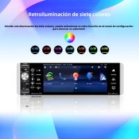 Podofo 1 Din Carplay Android Auto Car MP5 Player Con Pantalla Táctil HD De 5.1'' Bluetooth FM Radio Soporte TF/USB Cámara Trasera - details 5