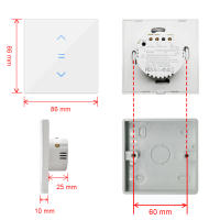 Cortina Cerradura De Rollo QCSMART Control Remoto Luz Retroiluminada Tuya Smart Life App Voz Google Assistant Alexa Compatible Con Motor Tubular 4 Vías - details 8