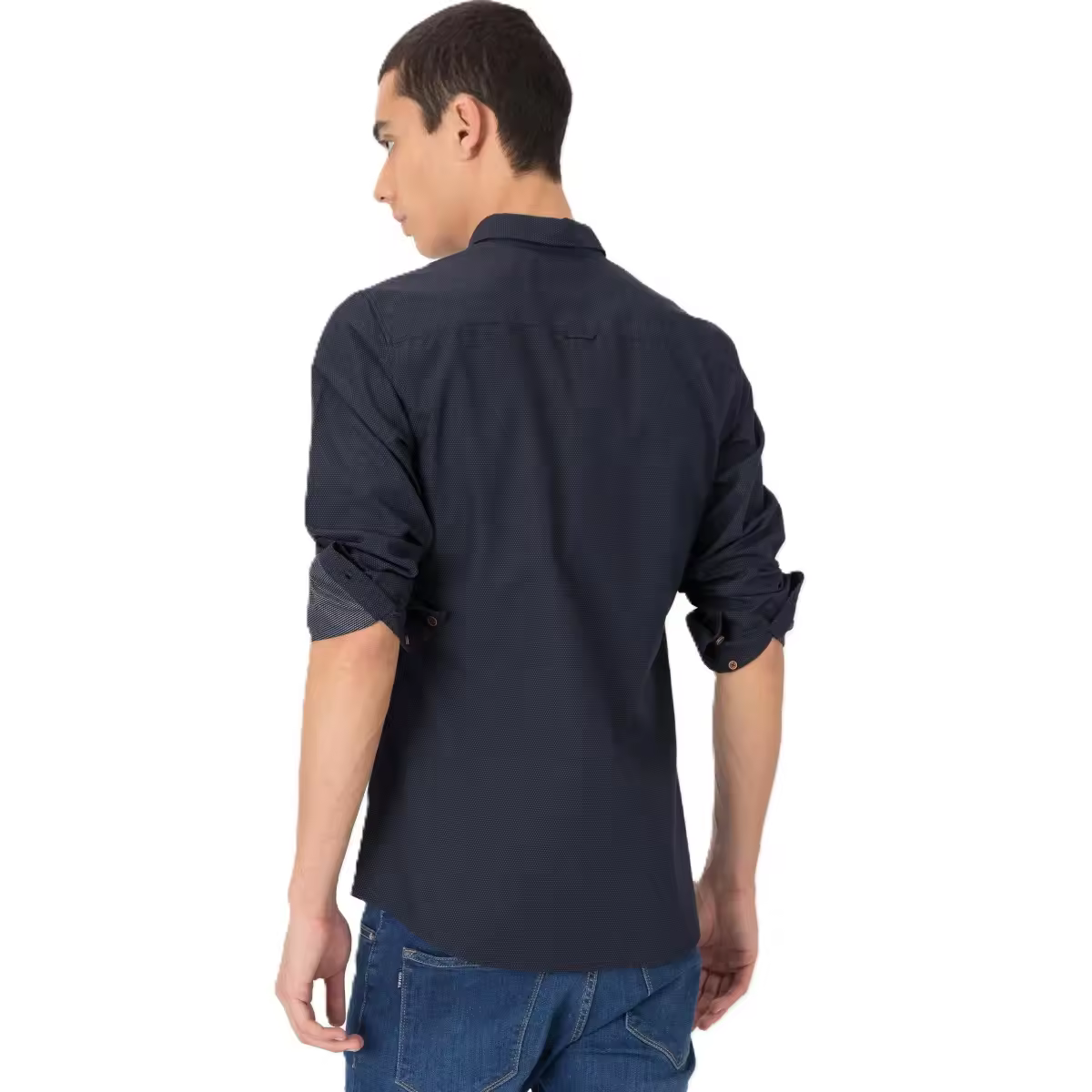 Camisa Tiffosi 10021473 Nigeria azul marino - details 2