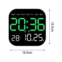 Reloj De Alarma Digital Con Luz Remoto Control 10 Niveles Ajustables Para Mesa Y Pared Reloj De Noche Para Dormitorio Estilo Moderno - details 5