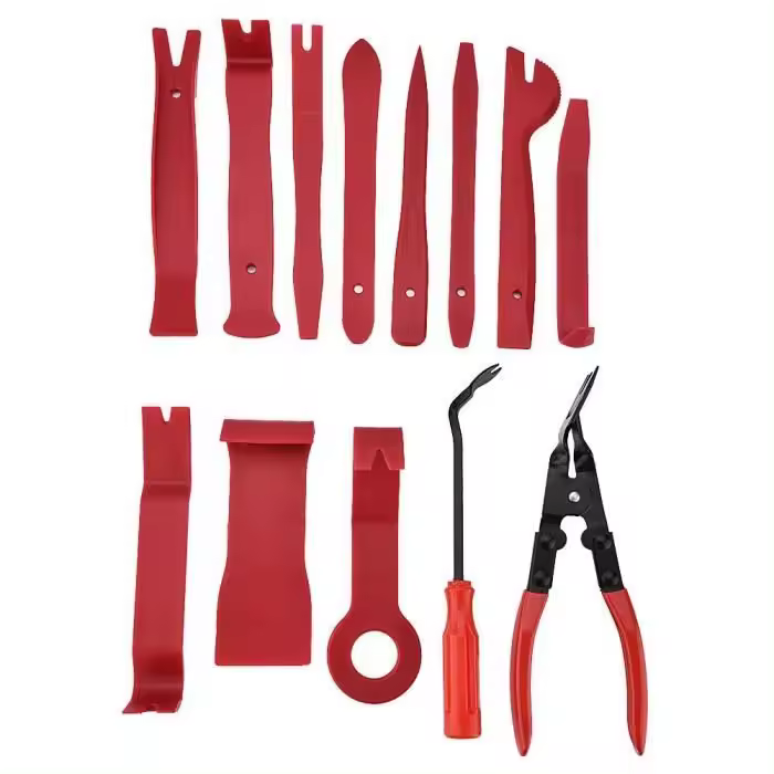 Herramientas de extracción de automóviles - SWT - 13 Alicates para automóviles - Rojo + Negro - PP + Maple DE ALTO Carbono - 1