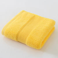 Toalla textil para el hogar, toalla absorbente para el lavado facial, toalla de baño, toalla de hotel de algodón puro teñido, toalla de regalo con logotipo bordado - details 5