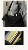 Bolso De Hombro Cruzado Para Mujer Gran Capacidad Con Cuerda Gruesa Bolso De Mano Versátil Para Moda Y Transporte Diario - details 3