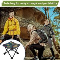Taburete De Camping Plegable Portátil Y Ligero Para Pesca Senderismo Jardinado Y Playa Silla Small Para Exteriores Modernas - details 3