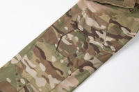 Camisa Táctica De Camuflaje Para Hombres Con Cuello En V De 1/4 De Zapata Manga Larga Uniforme De Combate Airsoft Transpirable Ligera De Secado Rápido Material Coton-Poliéster - details 14