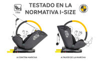 MS BabyWorld CORFÚ | Silla de coche I-Size Grupo 0/1/2/3, 40-150cm | Isofix y Top Tether Desde nacimiento hasta los 12 años–0–36kg | A contramarcha hasta los 18kg | Giratoria 360º Universal - details 1