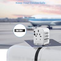 TESSAN Adaptador De Viaje Universal Con USB Y Tipo C Cargador De Pared Todoterreno Para Viaje a EU UK AUS Adaptador De Enchufe Internacional - details 11