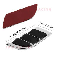2Pcs Pegatinas De Decoración Para Ventosa Del Parachoques De Coche Universal En Plástico ABS Cubierta Del Bumper Adhesivo Para Coches - details 2