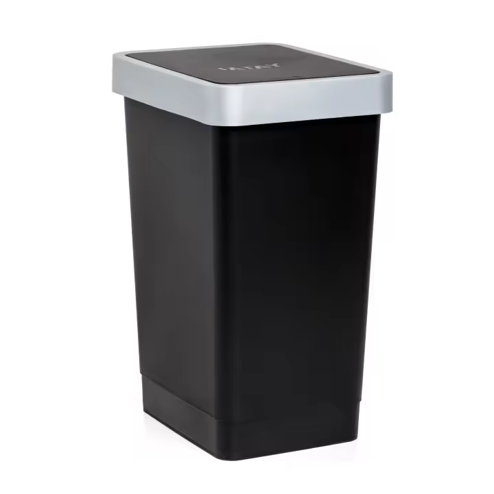 TATAY 1105027 CUBO SMART 25L BASCULANTE NEGRO - 1