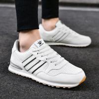 Zapatos De Correr Clásicos Para Hombres 2024 Mocasines Deportivos Ligeros De Cuero Transpirables Y Cómodos Para Exterior Y Casual - details 23