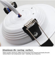 10Pcs LED Downlight AC 220V 7W 9W 12W 15W 18W Luz Redonda Recubierta Impermeable Para Cocina Y Foyer Lámpara De Punto De Luz - details 7